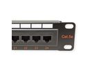 ROLINE Cat.5e (Class D) 19" Patch Panel, 24 Ports, UTP, black