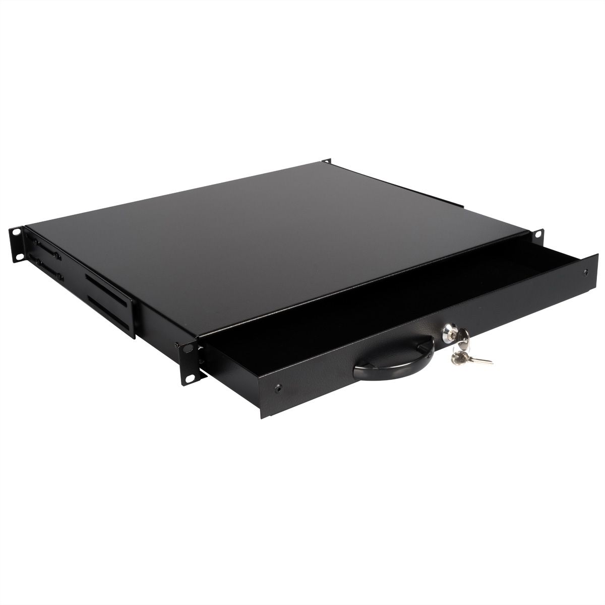 ROLINE 19-inch keyboard insert 1 U, 400 T lockable black