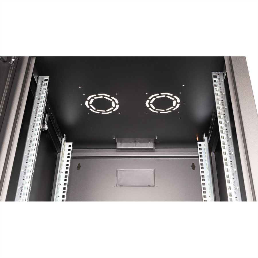 ROLINE 19-inch wall-mounted housing Pro 20 U, 600x600 WxD black