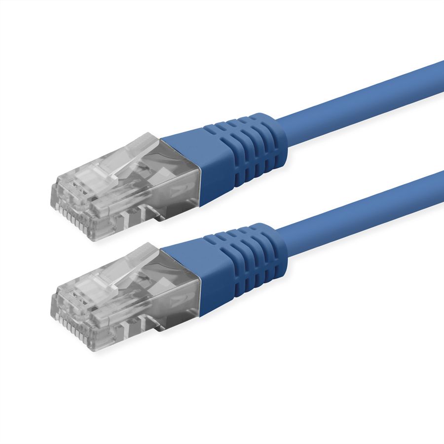ROLINE UTP Patch Cord, Cat.6 (Class E), PoE, blue, 5 m