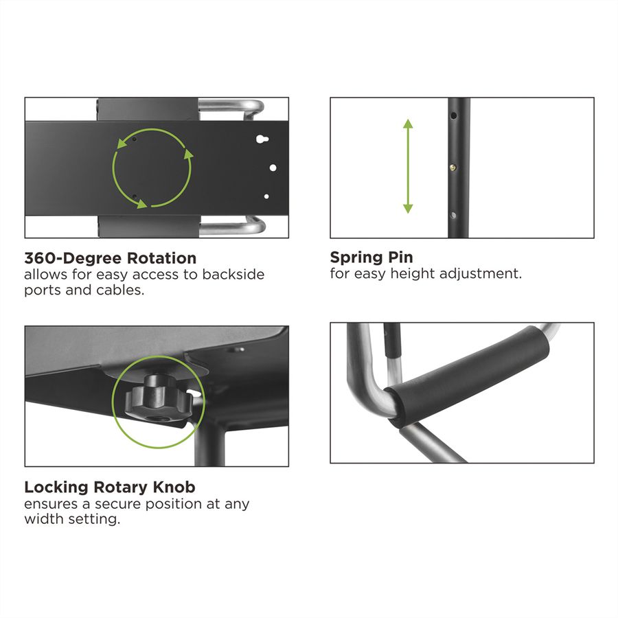 VALUE Heavy Duty PC Holder, Extendable, Rotable