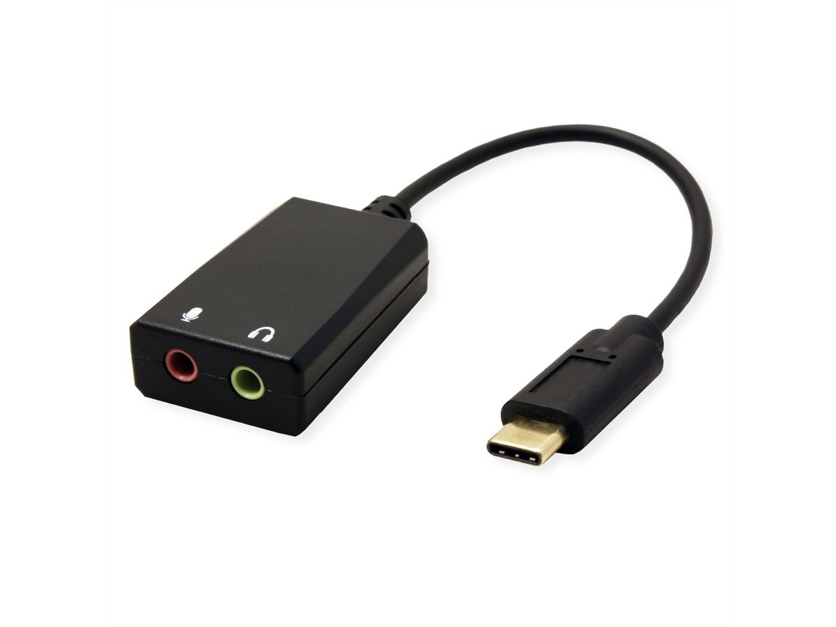 VALUE Type C 2x 3.5mm Audio Adapter M F 0.13 m SECOMP International AG