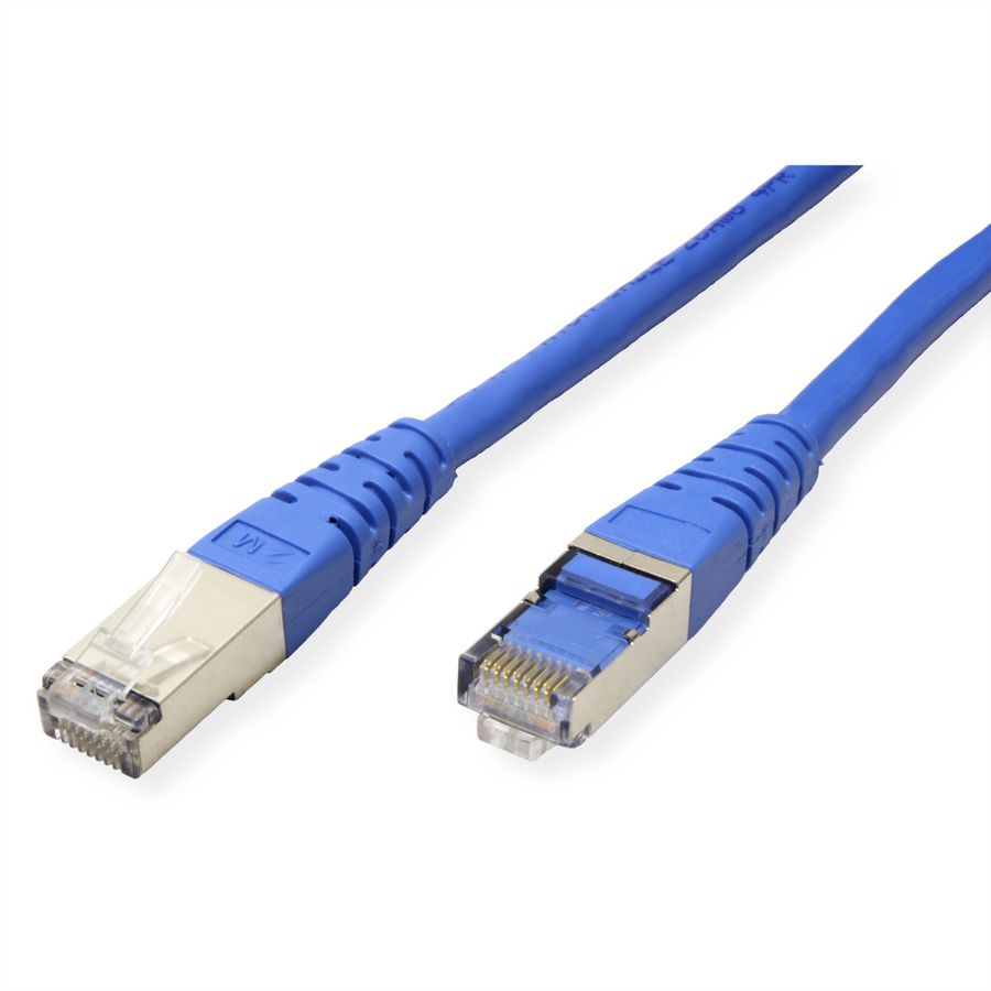 ROLINE S/FTP (PiMF) Patch Cord, Cat.6 (Class E), blue, 10 m