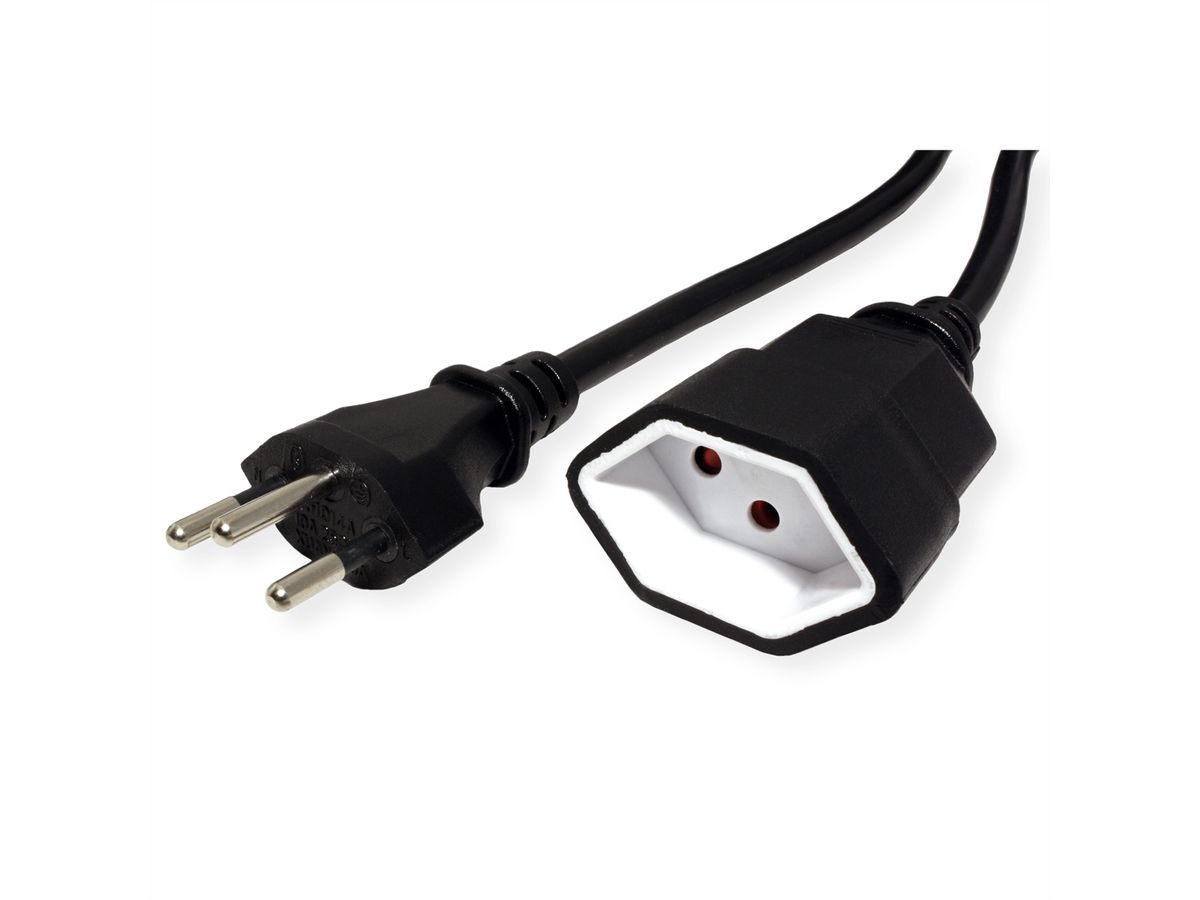VALUE Extension Cable T12/T13 (CH), black, 10 m