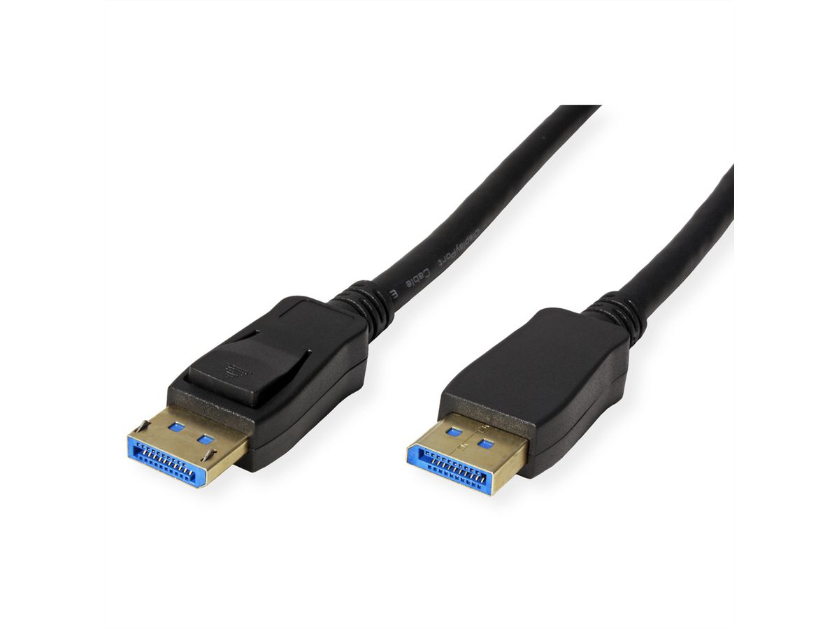 ROLINE DisplayPort Cable, v2.0, DP-DP, M/M, black, 1.5 m