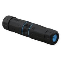 VALUE RJ45 Modular Coupler, Cat.6 (Class E), shielded, Outdoor/Industrial, black