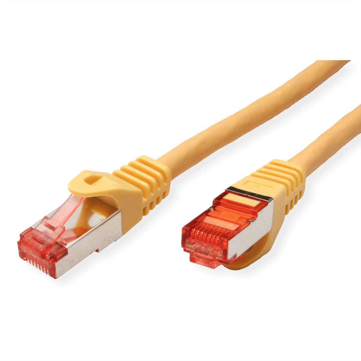 ROLINE S/FTP Patch Cord Cat.6 Component Level, LSOH, yellow, 0.3 m