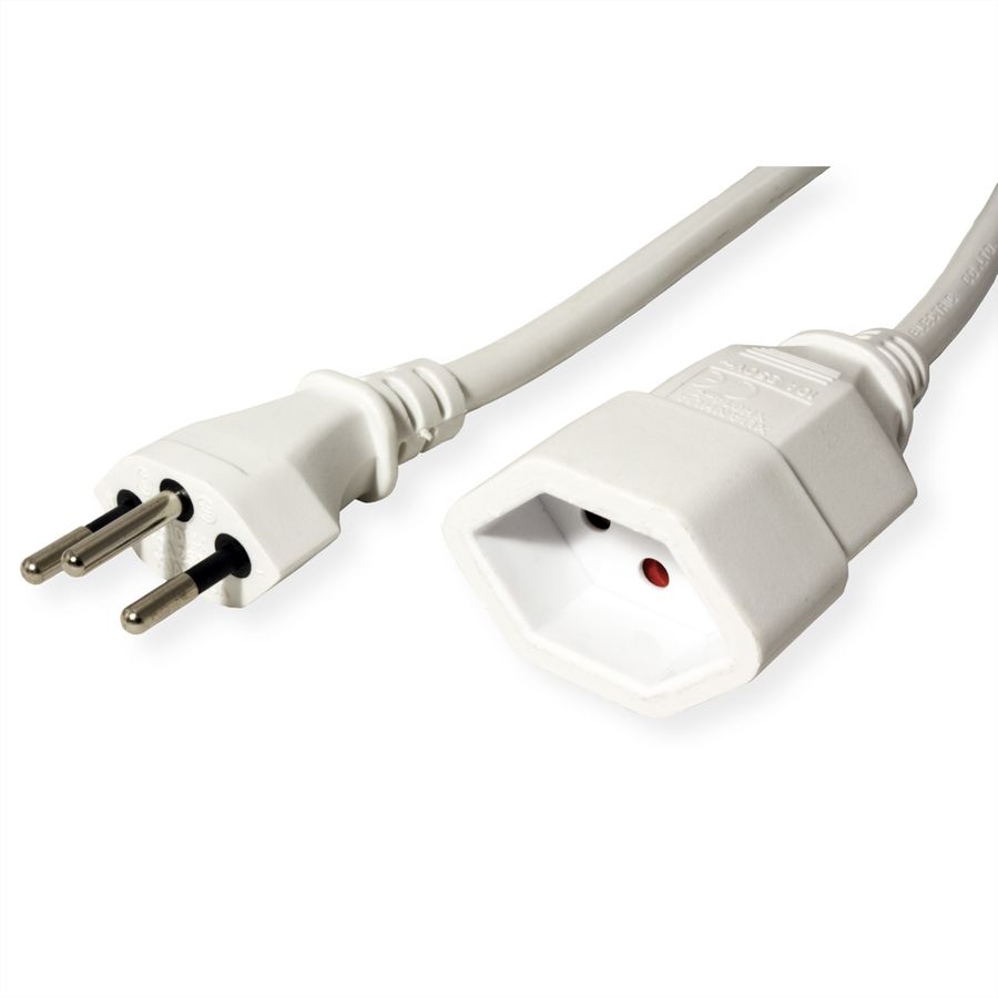 VALUE Extension Cable T12/T13 (CH), white, 5 m
