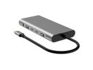 VALUE Dockingstation Type C, 2x 4k HDMI, DP, VGA, Gigabit Ethernet, 2x USB-C, 2x USB-A, PD