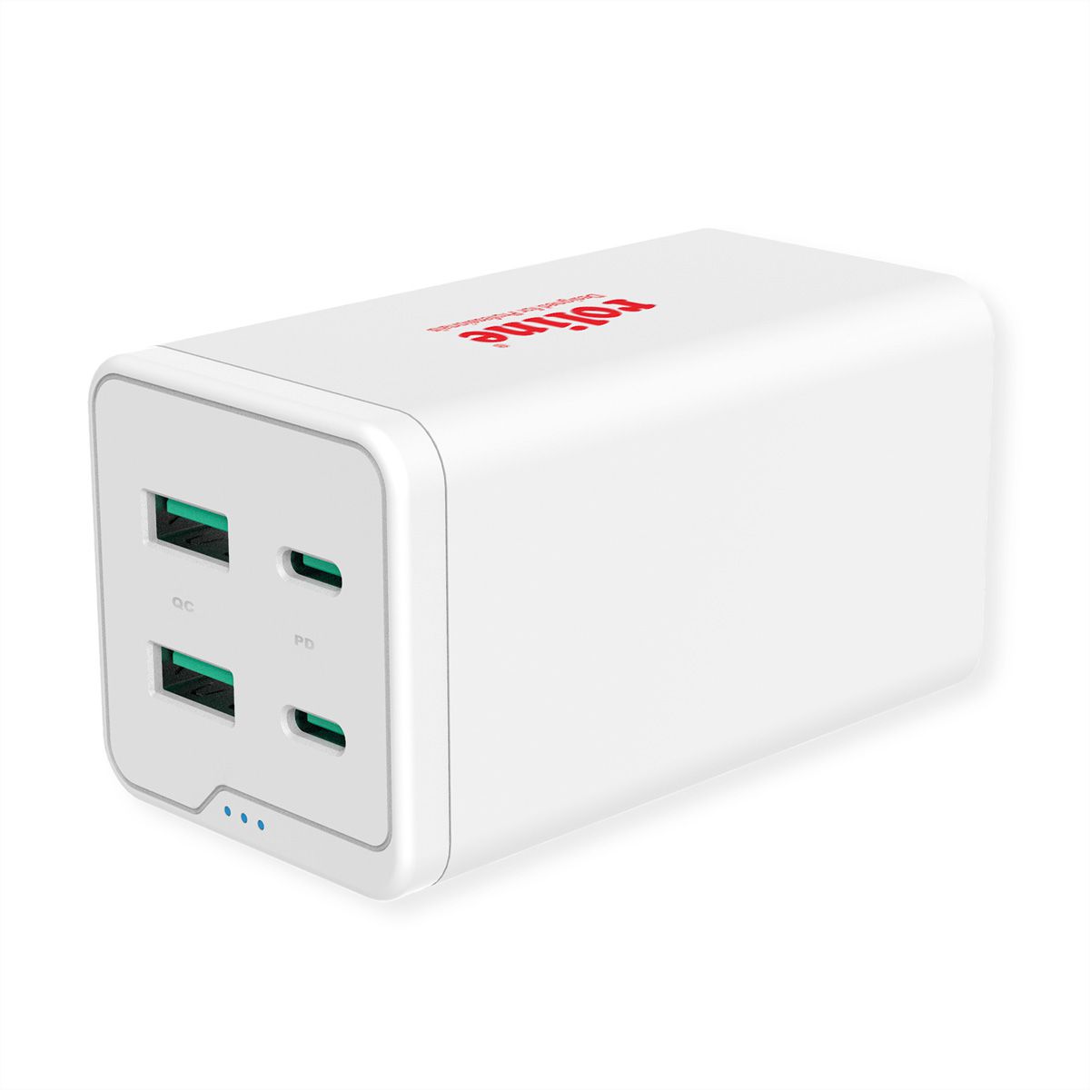 ROLINE USB Charger, 4 Ports (2x USB-C, 2x USB-A QC 3.0), max. 120W