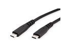 ROLINE Cable USB4 Gen2x2, with Emark, C–C, M/M, 240W, black, 3 m