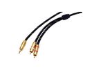 ROLINE GOLD Audio Connection Cable 3.5mm Stereo - 2 x Cinch (RCA), M/M, 5 m