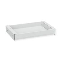 VALUE Ultra-Slim Underdesk Mount Storage Drawer, 420 mm width, white