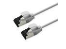 ROLINE U/FTP Patch Cord Cat. 8.1 (Class I), LSOH, SLIM, grey, 3 m