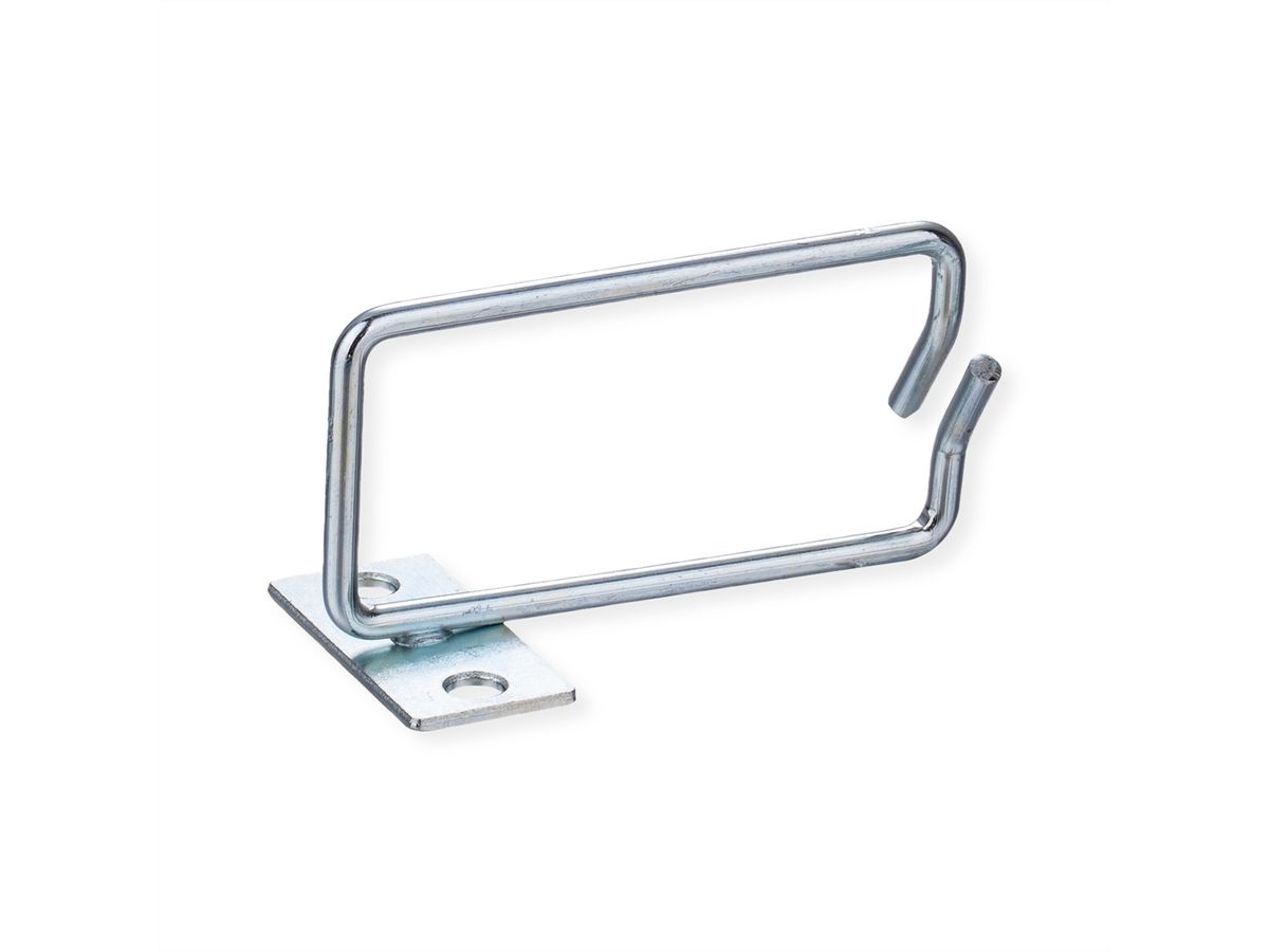 19" Cable Manager, 40x80mm, metal, Mounting central, cable entry central