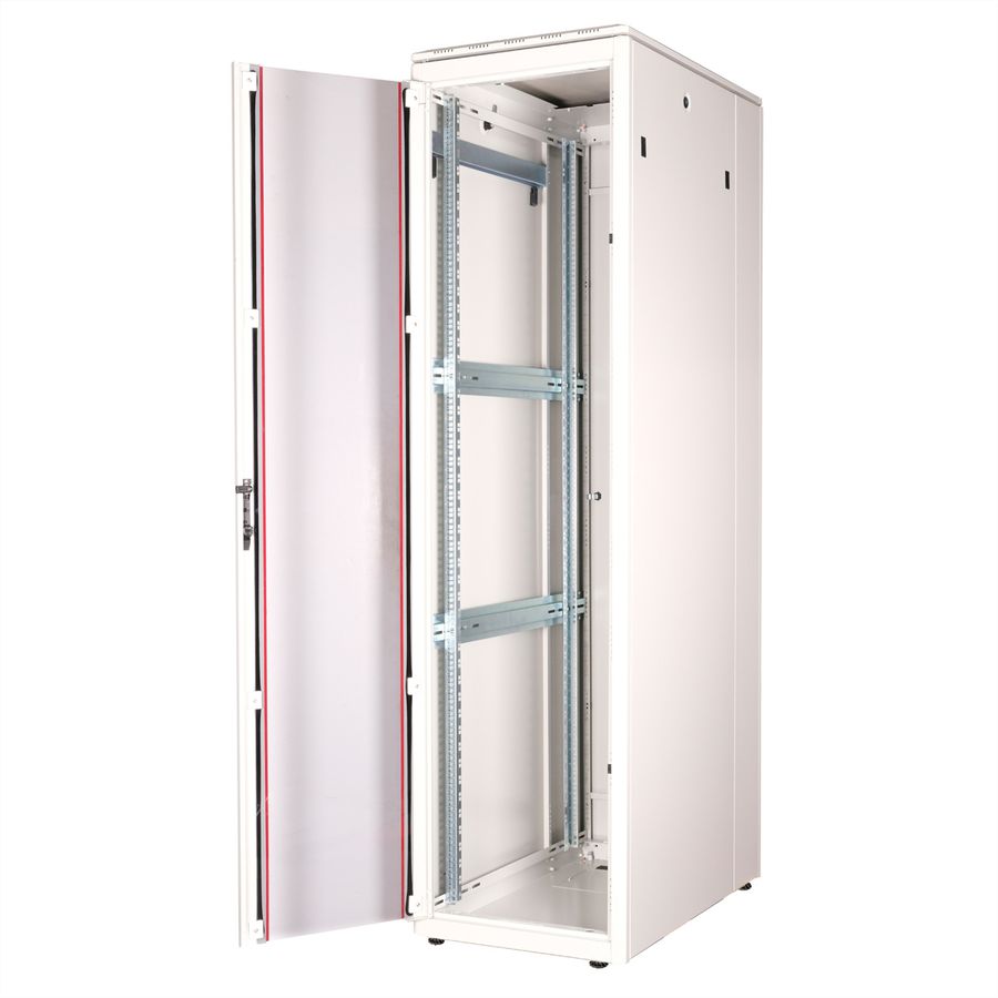 ROLINE 19-inch Network Cabinet Pro 47 U, 600x1000 WxD glass door grey