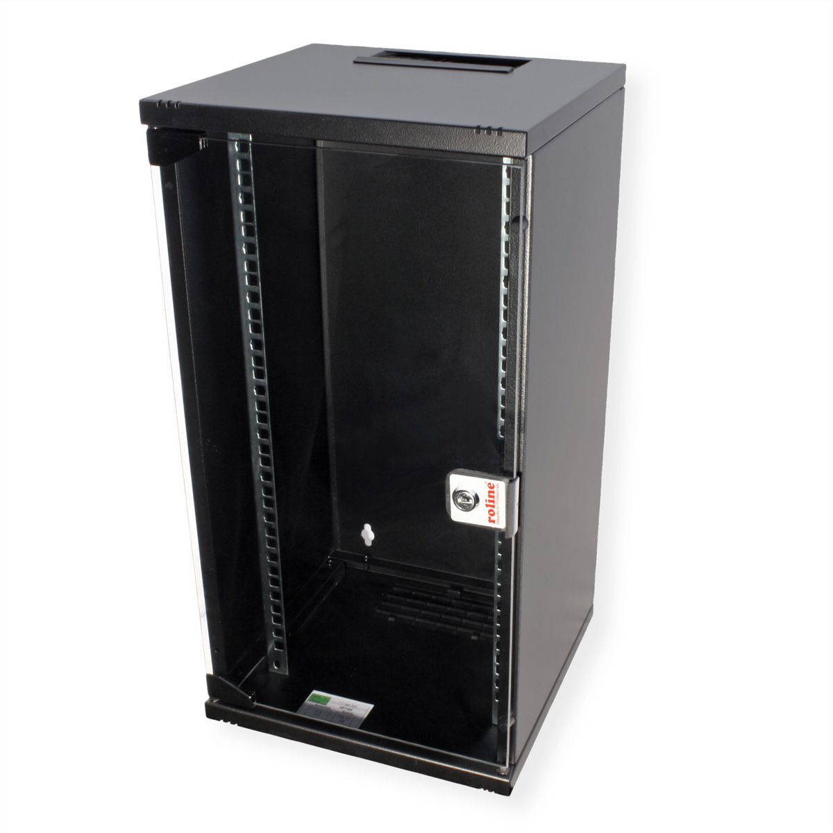 ROLINE 10-inch wall-mounted housing 12 U, 312x300 WxD black