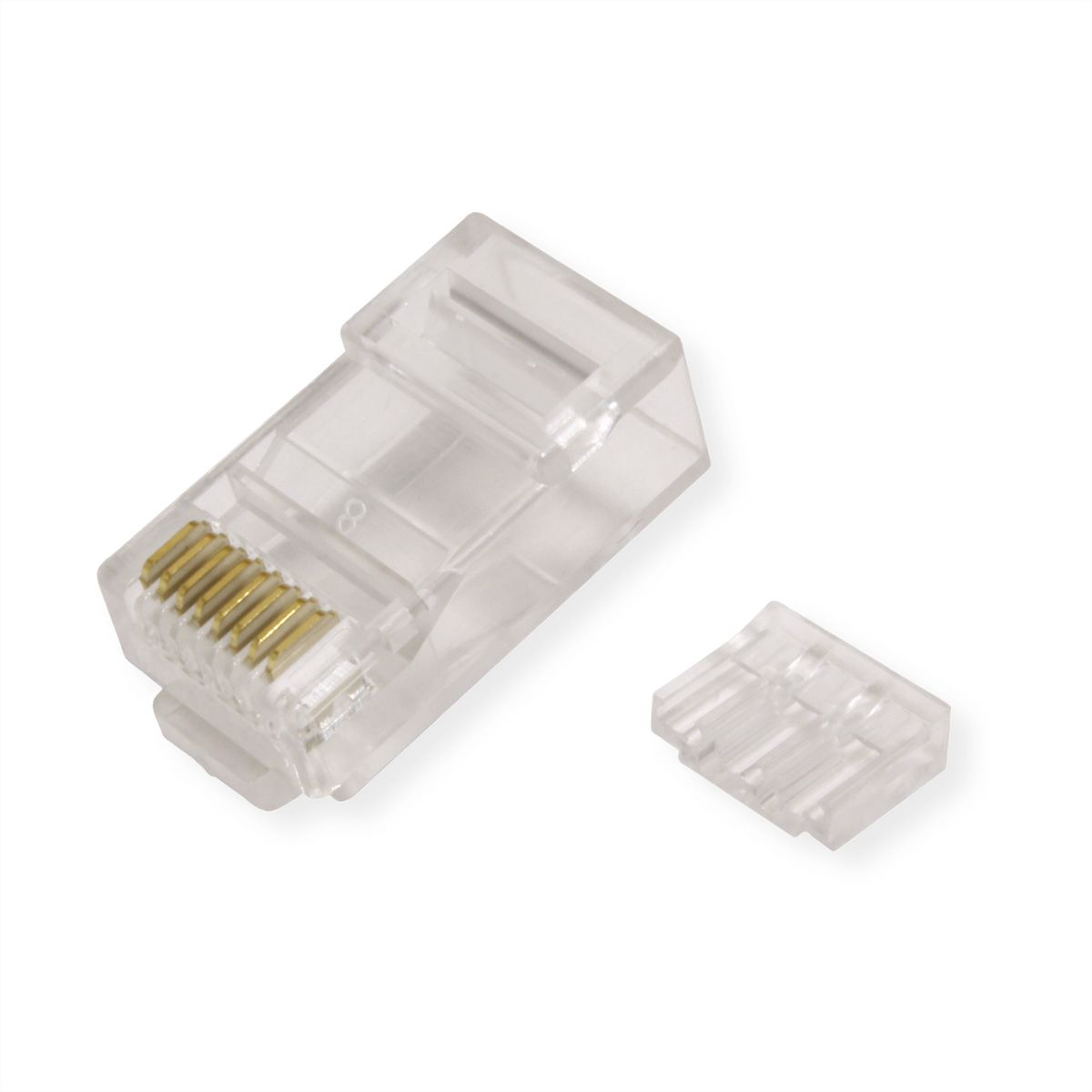 VALUE Cat.6/6A Modular Plug, UTP, for Stranded Wire, 10 pcs.