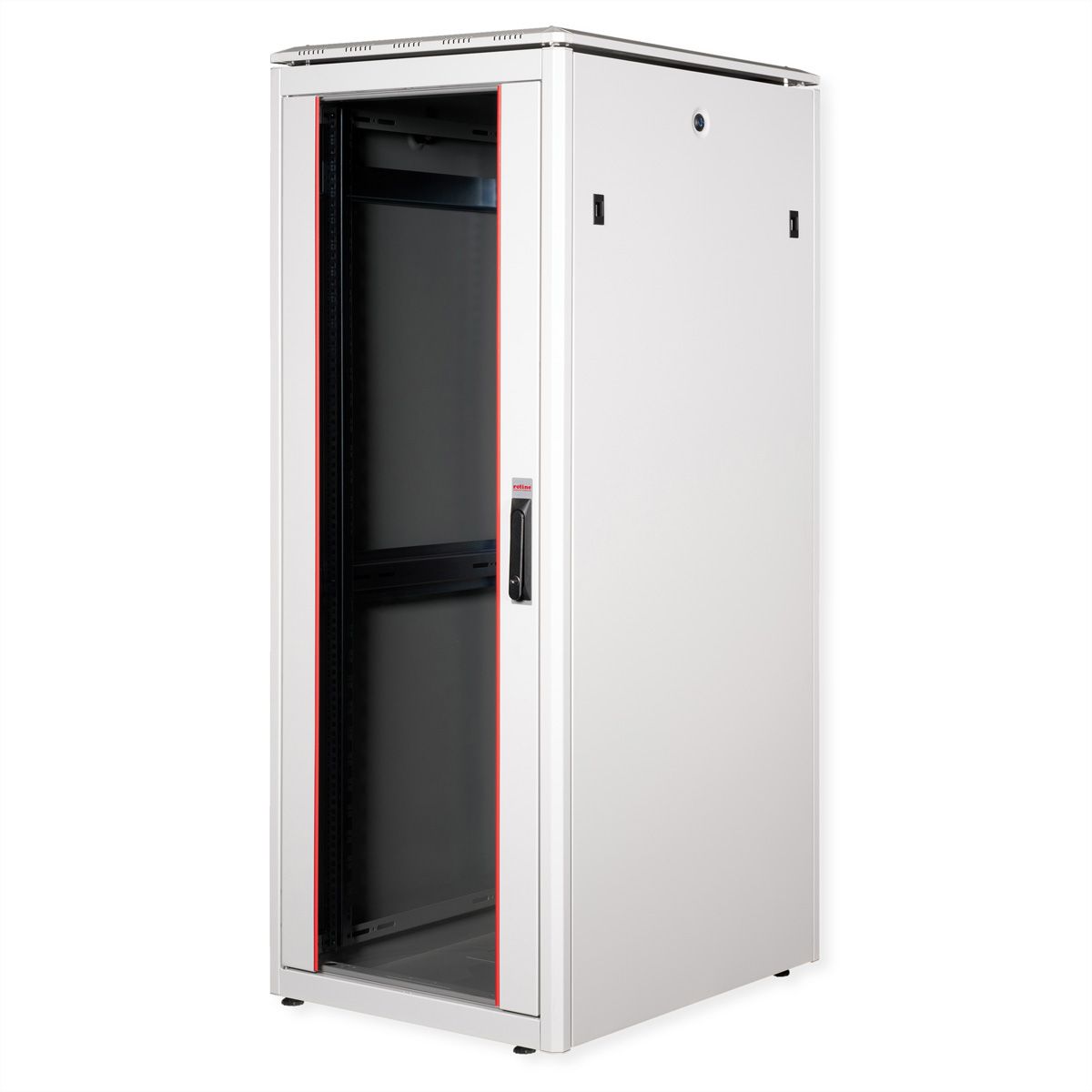 ROLINE 19-inch network cabinet Pro 32 U, 600x800 WxD glass door grey