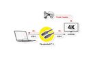 ROLINE Thunderbolt™ 3 Cable, 20GBit/s, 5A, M/M, black, 2 m