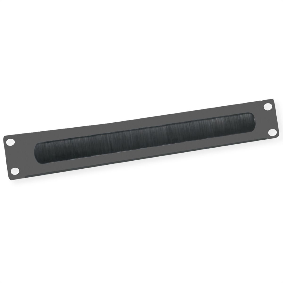 VALUE 19" Cable Entry 2U with Brush Seal, black