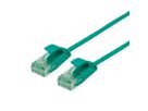 ROLINE RM UTP Data Center Patch Cord Cat.6A (Class EA), Slim, green, 0.5 m