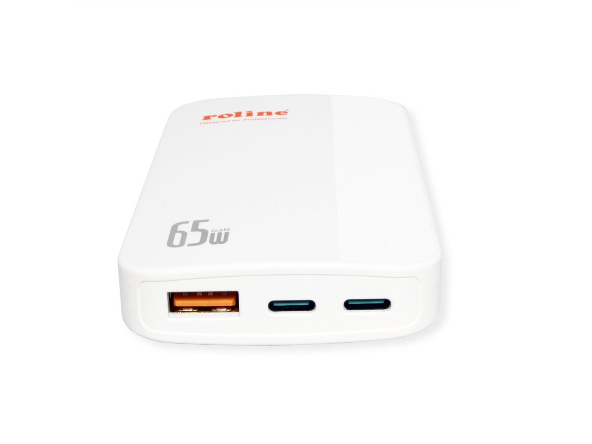 ROLINE Ultra Thin USB Wall Charger, 2x C, 1x A, 65W