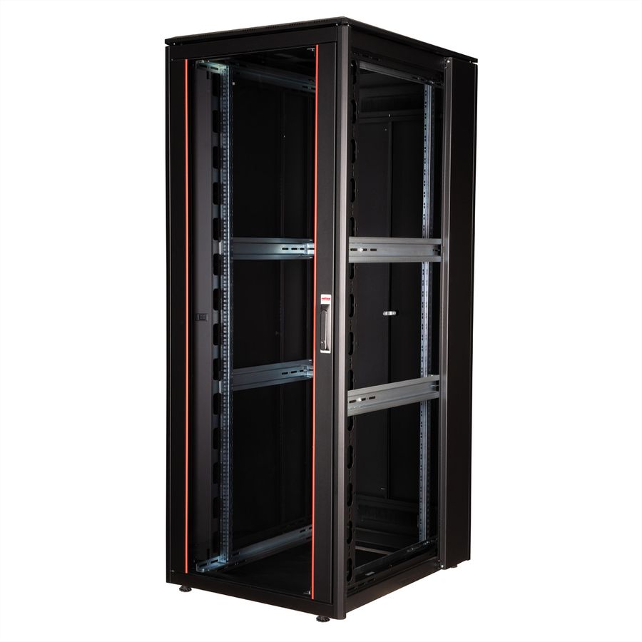 ROLINE 19-inch Network Cabinet Pro 42 U, 800x1000 WxD Glass door black