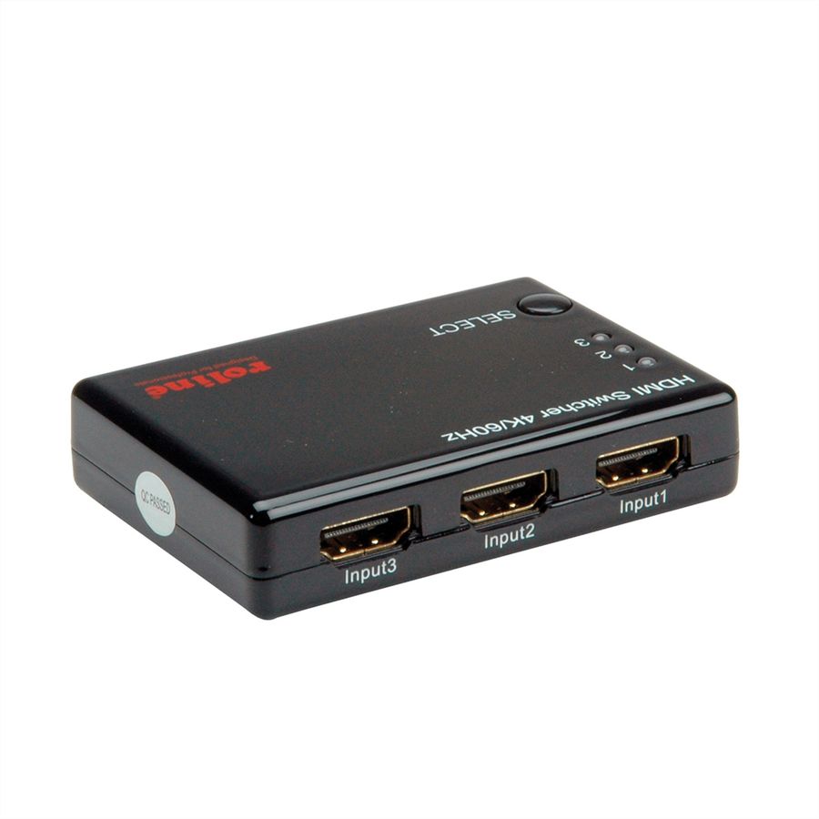ROLINE 4K HDMI Switch, 3-way