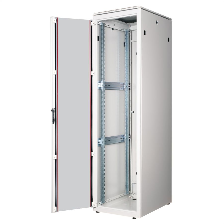 ROLINE 19-inch Network Cabinet Pro 47 U, 600x800 WxD glass door grey