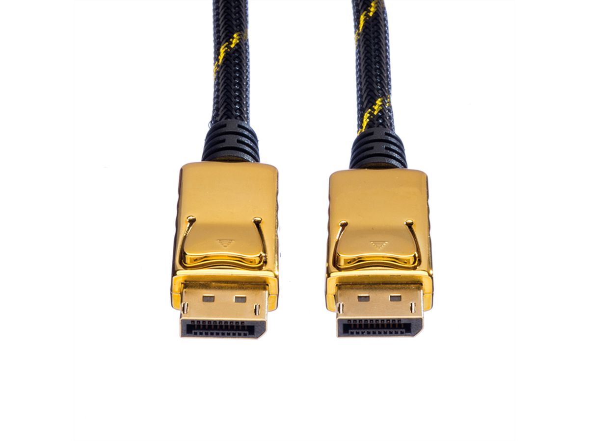 ROLINE GOLD DisplayPort Cable, DP-DP, M/M, 1.5 m