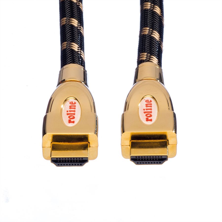 ROLINE GOLD HDMI Ultra HD Cable + Ethernet, M/M, 1 m
