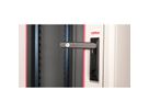 ROLINE 19-inch network cabinet Basic 22 U, 600x600 WxD glass door grey