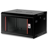 ROLINE 19" Wall Cabinet Basic Plus 6U, 600x450 BxT black