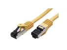 VALUE S/FTP Patch Cord Cat.8 (Class I), stranded, LSOH, yellow, 1 m