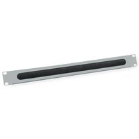 VALUE 19" Cable Entry 1U with Brush Seal, grey