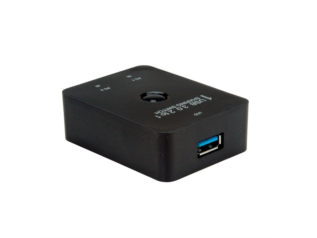 VALUE Manual USB 3.2 Gen 1 Switch, 2 Ports