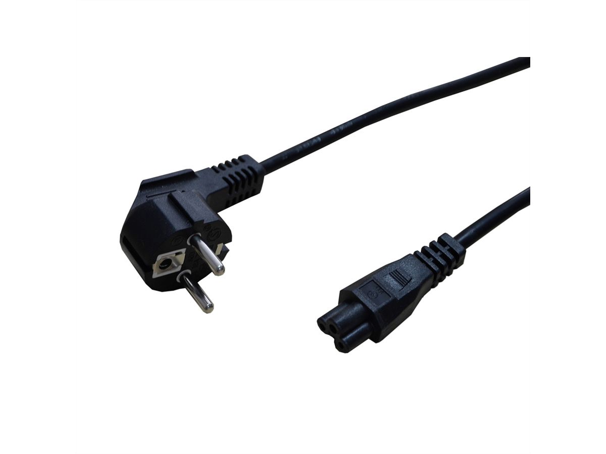 Power Cable, straight Compaq Connector, black, 1.8 m