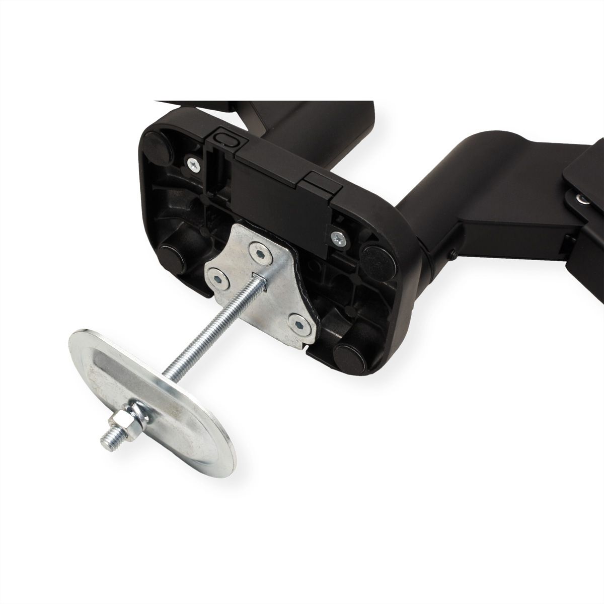 VALUE Dual LCD Monitor Arm, Desk Clamp, 5 Joints, Space Saving