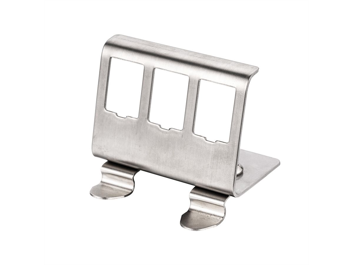 ROLINE DIN Rail Adapter, empty, for 3x Keystones