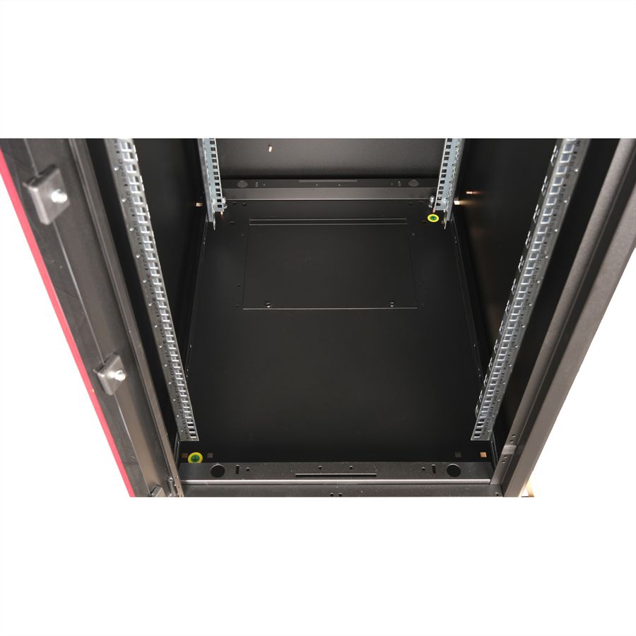 ROLINE 19-inch network cabinet Basic 22 U, 600x800 WxD Glass door black