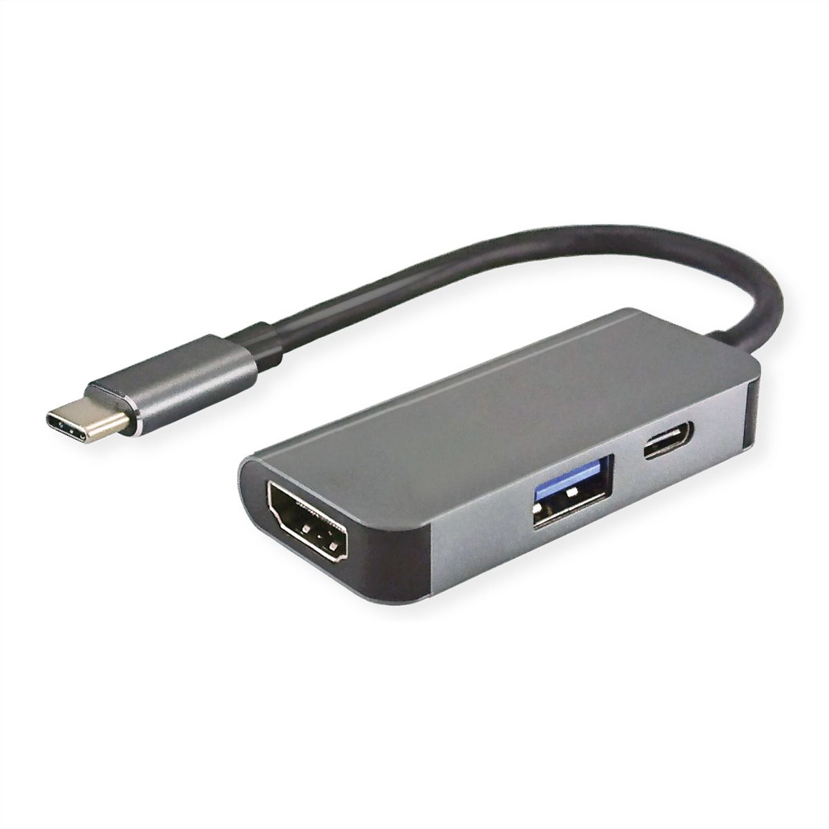 VALUE Type C - HDMI Adapter, M/F, 1x USB 3.2 Gen 1 A, 1x Type C (Power  Delivery) - SECOMP International AG