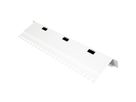 ROLINE 19-inch cable entry, with brush strip 1U grey