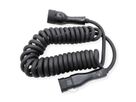 ROLINE EV Charging Cable Assembly Type2, 3-Phase, 480VAC (3P+N+E), 32 A, 22 kW, spiral, 7.5 m