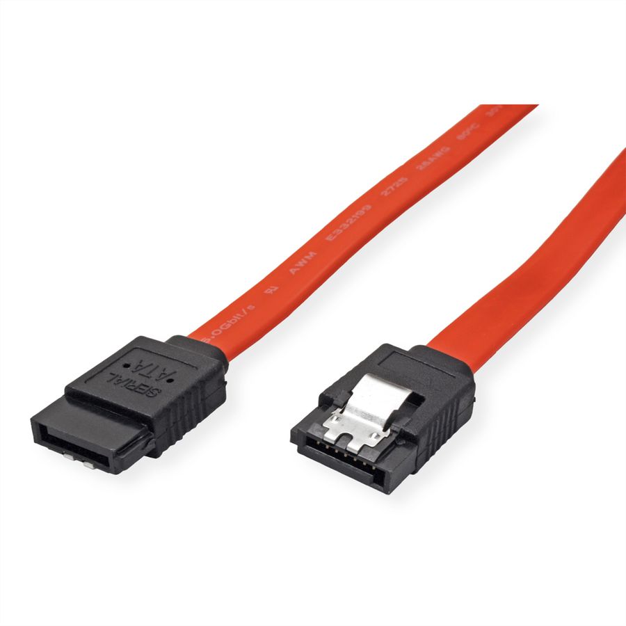 VALUE Internal SATA 6.0 Gbit/s Cable, with Latch, 1 m