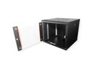 ROLINE 19-inch wall-mounted housing Pro 9 U, 600x600 WxD black