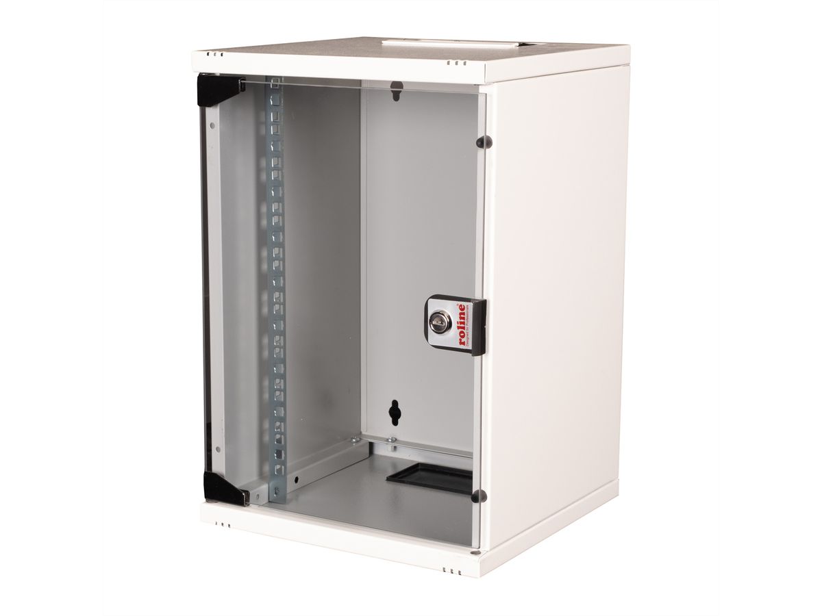 ROLINE 10-inch wall-mounted housing 9 U, 312x300 WxD grey
