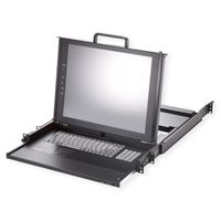 ROLINE 19" LCD KVM Console, 43 cm (17") TFT, VGA, USB + PS/2, French