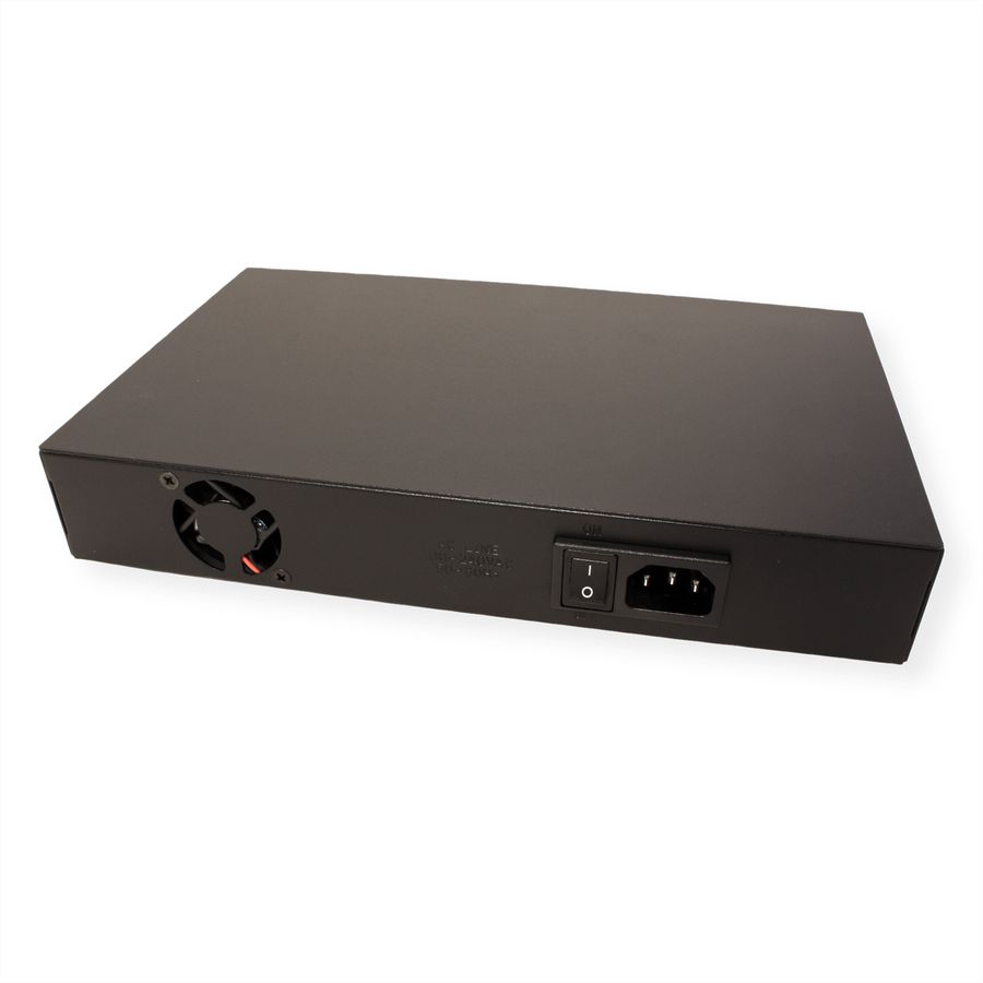 ROLINE PoE Fast Ethernet Switch, 8 Ports (8x PoE)