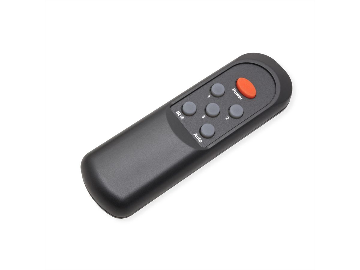 ROLINE HDMI Switch, 3x1, 4K60Hz, with Remote Control